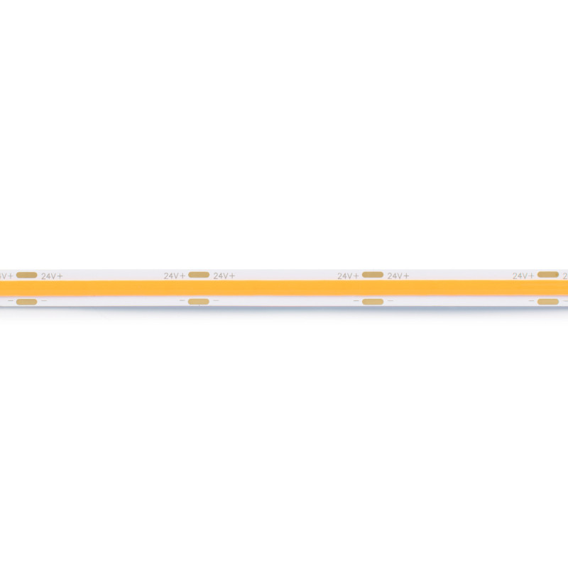 COB LED Strip 24V DC - 12W/m - Colours - 8mm - IP20 - 5m roll - Cut every 4 cm