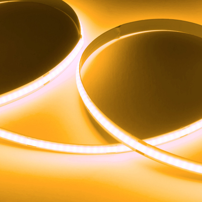 COB LED Strip 24V DC - 12W/m - Colours - 8mm - IP20 - 5m roll - Cut every 4 cm