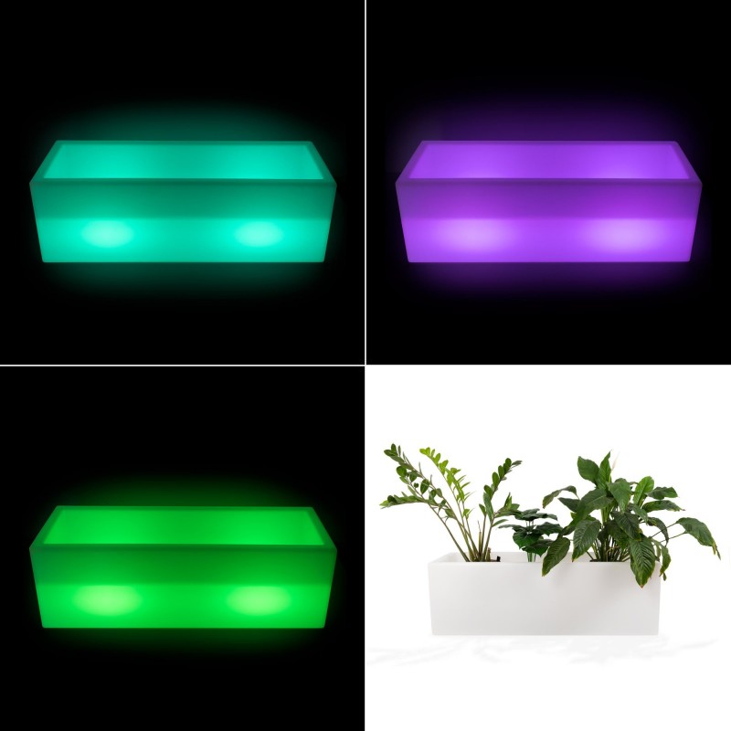 RGBW Rechargeable RGBW LED Planter - 12W - IP67