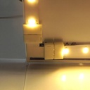 Connector for LED strips 12V 8mm for 90º corners