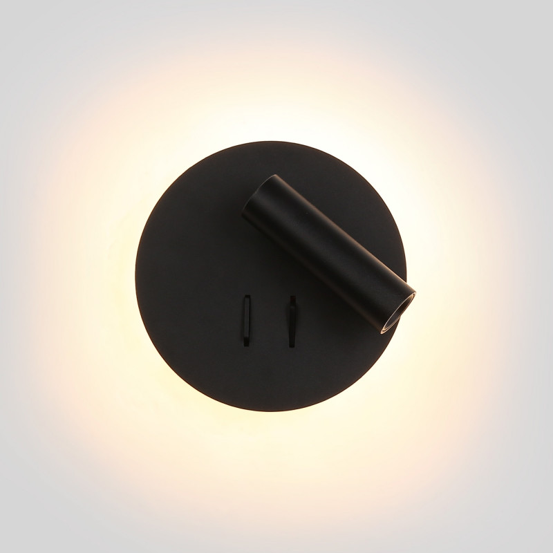 Wall reading light "Quart" - Double light - 3W+6W