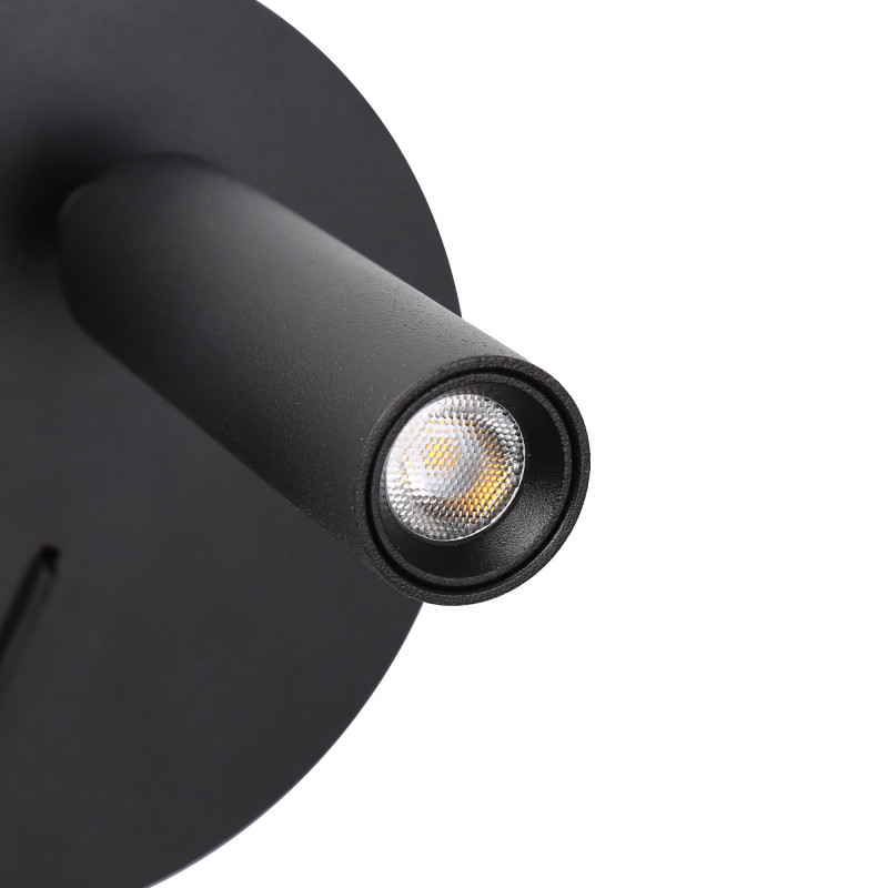 Wall reading light "Quart" - Double light - 3W+6W