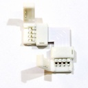 Connector for LED Strips 12V RGB 10mm for 90° corners
