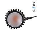 15W LED module for MR16/GU10 downlight ring - 45º - CRI 90