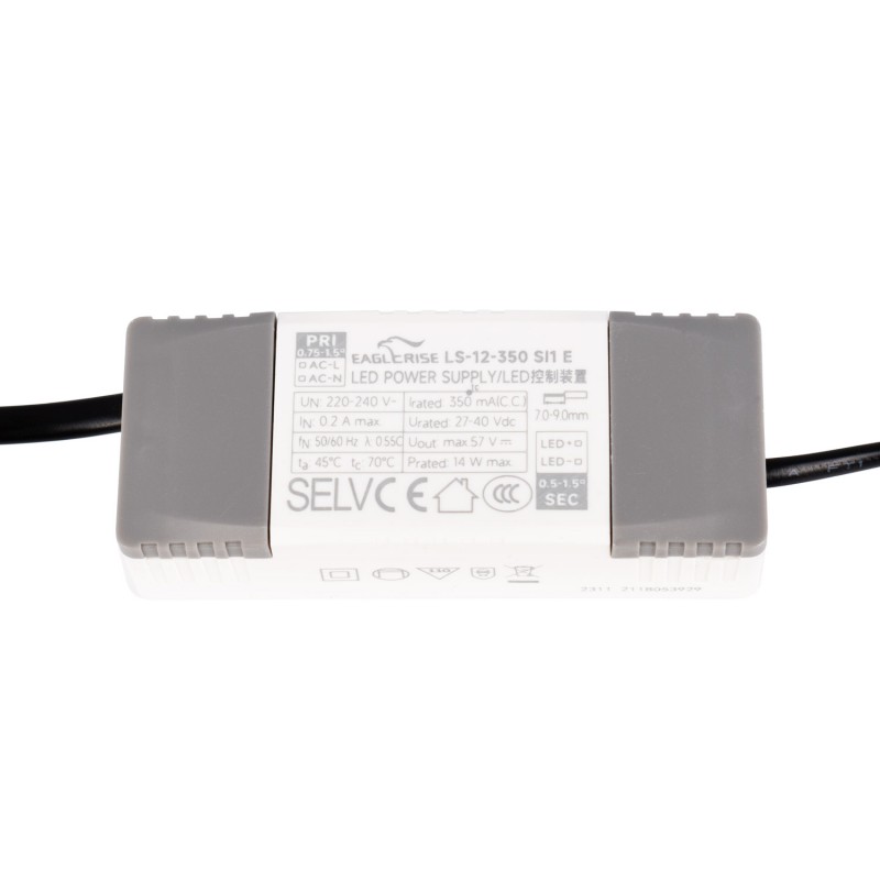 15W LED module for MR16/GU10 downlight ring - 45º - CRI 90