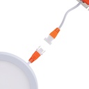 Recessed LED downlight - 8W - Adjustable cutout diameter: Ø 50-90mm