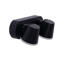 Double outdoor wall light "Tura" - 20,5W - Adjustable - 3000K - IP54