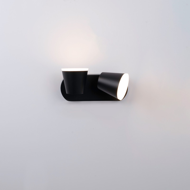 Double outdoor wall light "Tura" - 20,5W - Adjustable - 3000K - IP54