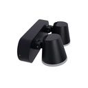 Double wall light with PIR sensor "Tura" - 20,5W - Adjustable - 3000K - IP54