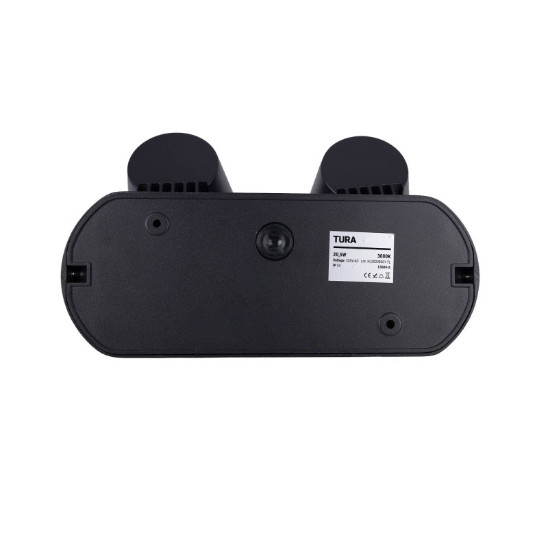 Double wall light with PIR sensor "Tura" - 20,5W - Adjustable - 3000K - IP54