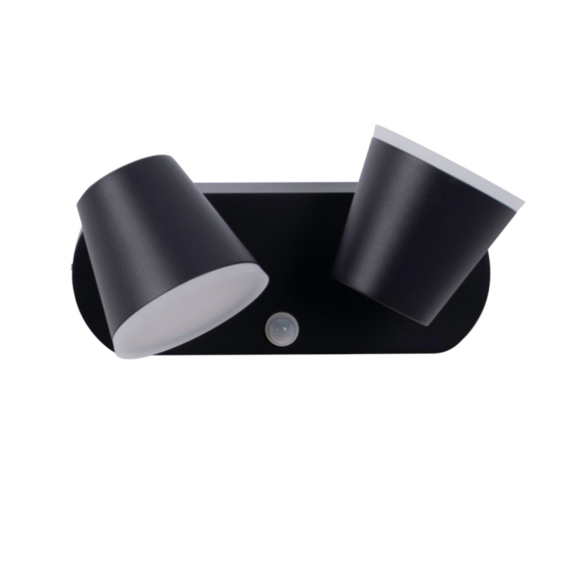 Double wall light with PIR sensor "Tura" - 20,5W - Adjustable - 3000K - IP54