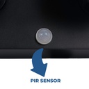 Double wall light with PIR sensor "Tura" - 20,5W - Adjustable - 3000K - IP54