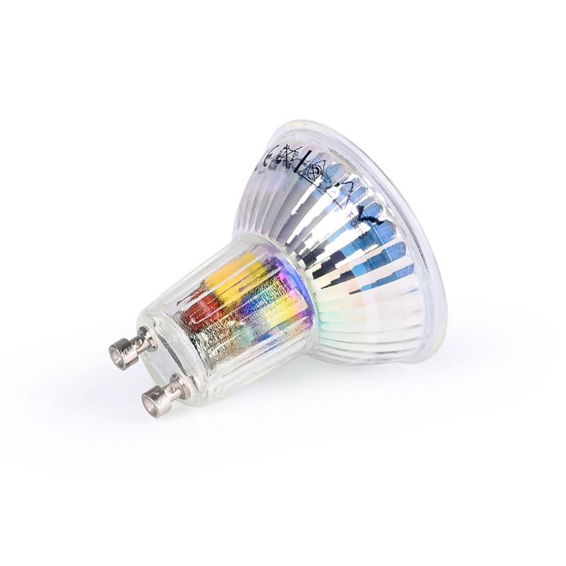 LED Bulb GU10 6W Full Spectrum "SUNLIKE" - Crystal - 500lm - CRI90 - PAR16 - 36°.
