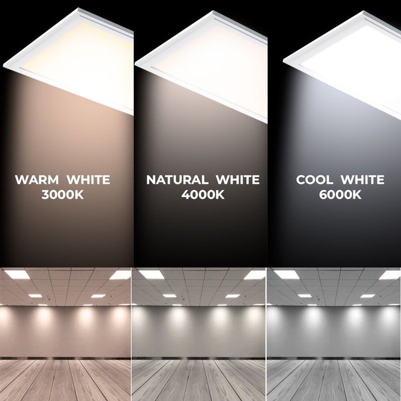 Pack of 8 slim LED panels 60X60 cm - Driver Philips - 44W - UGR19