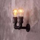 Vintage pipe wall light "COPPER".