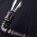 Vintage pipe wall light "COPPER".