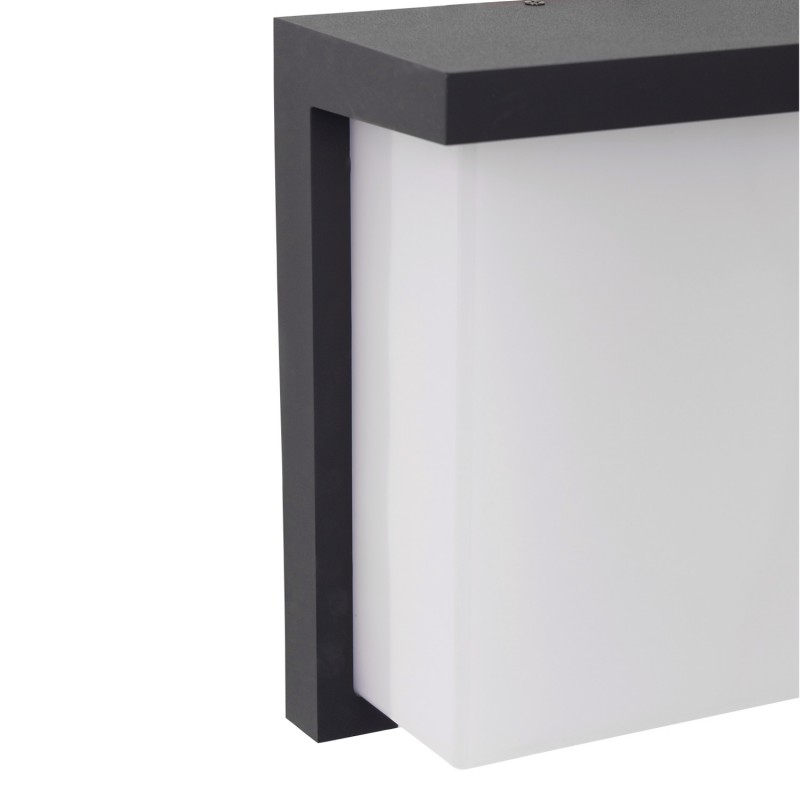 Aluminium outdoor wall light "Block" - Adjustable power: 12W-14W-16W - CCT