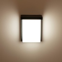 Aluminium outdoor wall light "Block" - Adjustable power: 12W-14W-16W - CCT