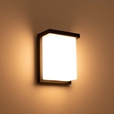 Aluminium outdoor wall light "Block" - Adjustable power: 12W-14W-16W - CCT
