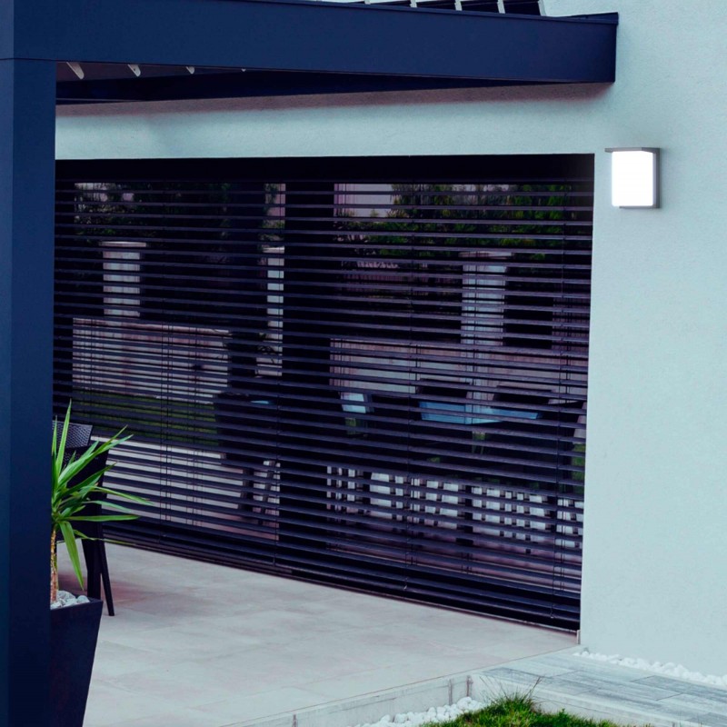 Aluminium outdoor wall light "Block" - Adjustable power: 12W-14W-16W - CCT