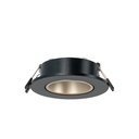 Round tilting downlight ring for GU10/MR16 bulb - Low UGR - Cutout Ø75 mm