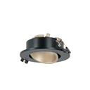 Round tilting downlight ring for GU10/MR16 bulb - Low UGR - Cutout Ø75 mm