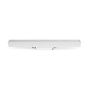 Linear opal LED opal luminaire for magnetic rail 48V - 10W - White