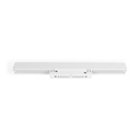 Linear opal LED opal luminaire for magnetic rail 48V - 10W - White