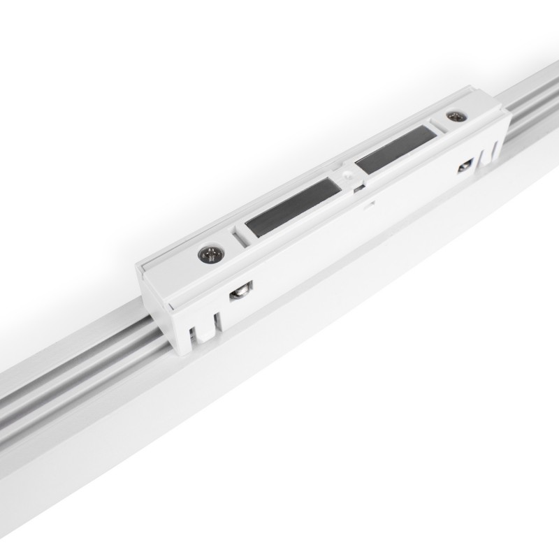 Linear opal LED opal luminaire for magnetic rail 48V - 10W - White