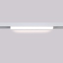 Linear opal LED opal luminaire for magnetic rail 48V - 10W - White