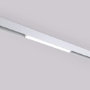 Linear opal LED opal luminaire for magnetic rail 48V - 10W - White