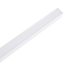 Linear opal LED opal luminaire for magnetic rail 48V - 20W - White