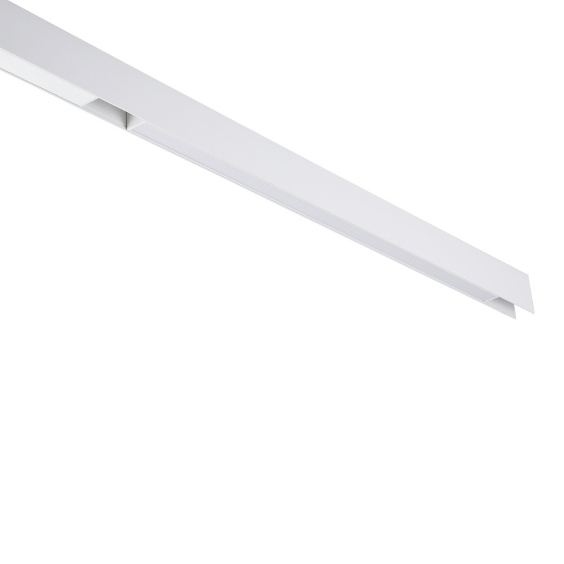 Linear opal LED opal luminaire for magnetic rail 48V - 20W - White