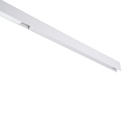 Linear opal LED opal luminaire for magnetic rail 48V - 20W - White