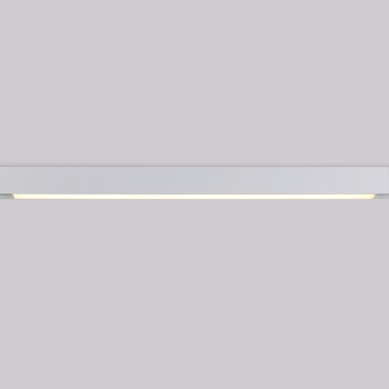 Linear opal LED opal luminaire for magnetic rail 48V - 20W - White