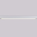 Linear opal LED opal luminaire for magnetic rail 48V - 20W - White