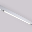 Linear opal LED opal luminaire for magnetic rail 48V - 20W - White