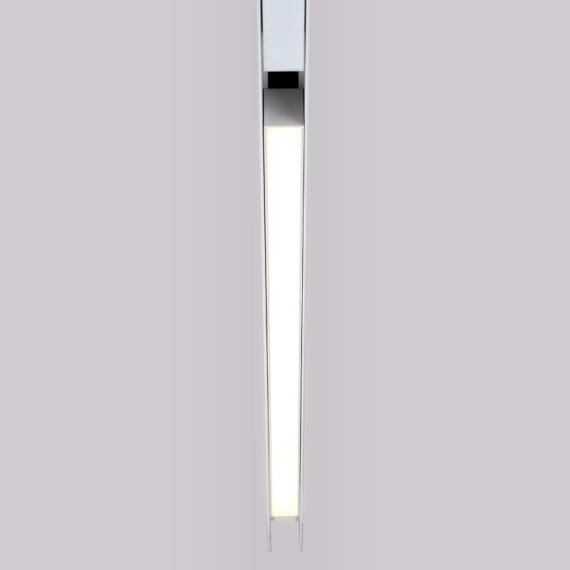Linear opal LED opal luminaire for magnetic rail 48V - 20W - White