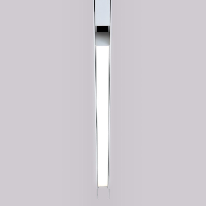 Linear opal LED opal luminaire for magnetic rail 48V - 20W - White