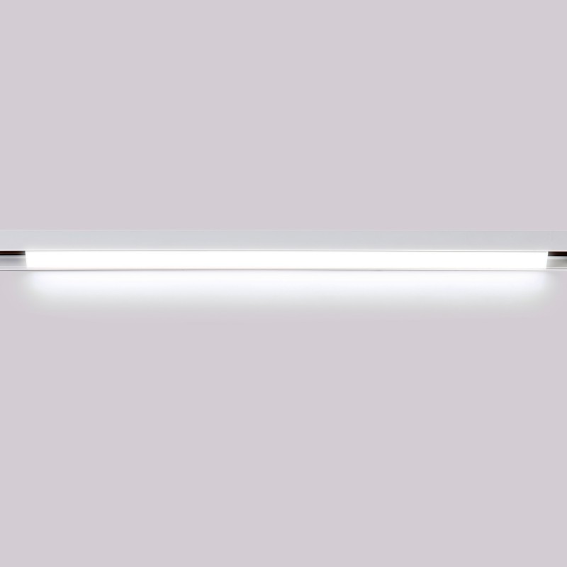 Linear opal LED opal luminaire for magnetic rail 48V - 20W - White
