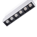 LED linear luminaire for magnetic rail 48V - 6W - UGR16 - White