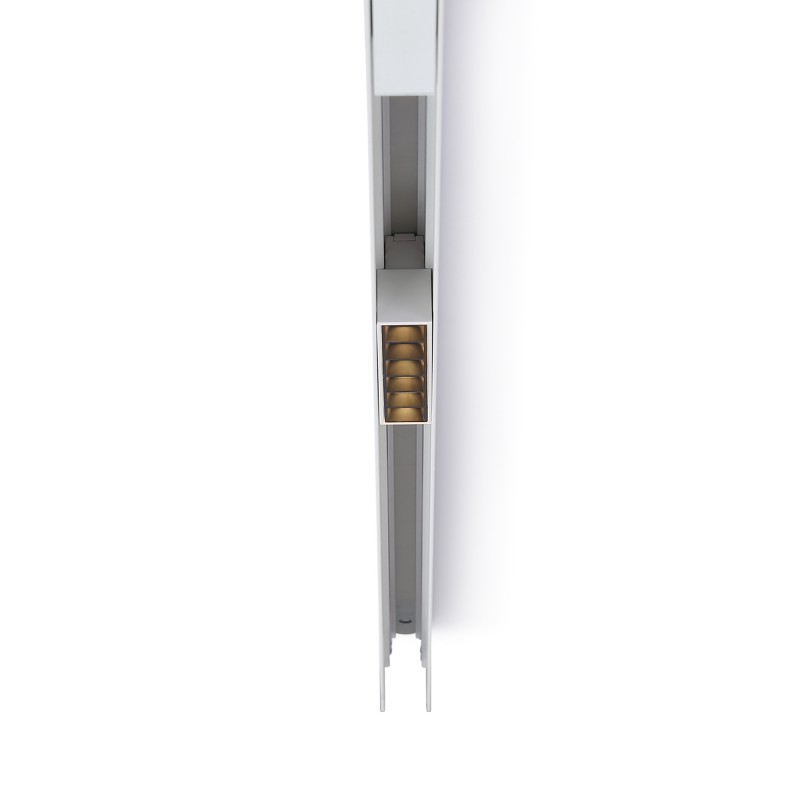 LED linear luminaire for magnetic rail 48V - 6W - UGR16 - White