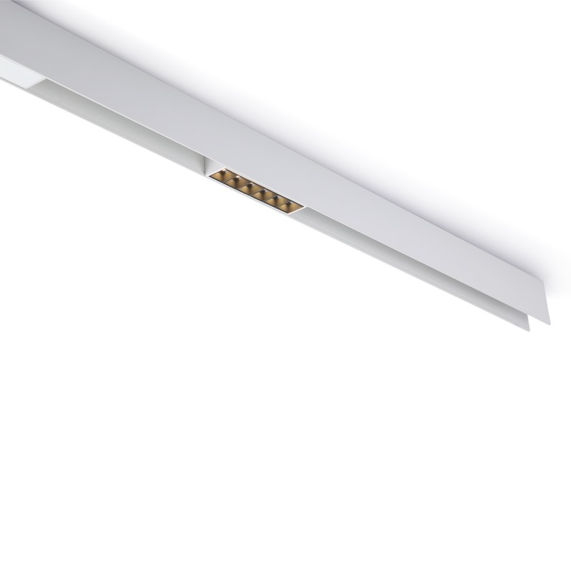 LED linear luminaire for magnetic rail 48V - 6W - UGR16 - White