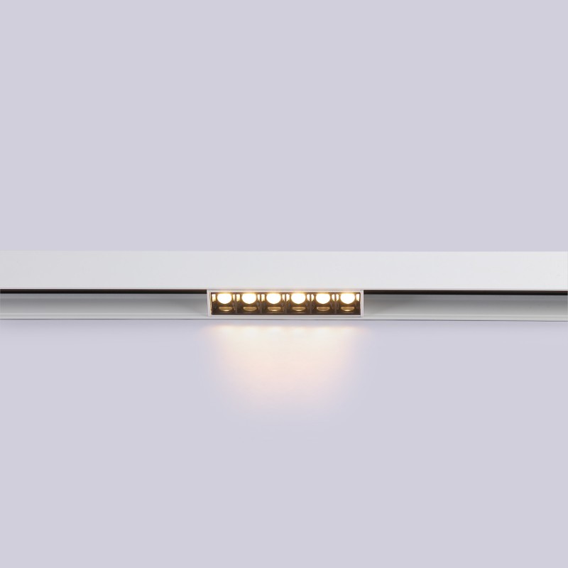 LED linear luminaire for magnetic rail 48V - 6W - UGR16 - White