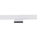 Linear LED adjustable luminaire for magnetic rail 48V - 6W - UGR16 - White