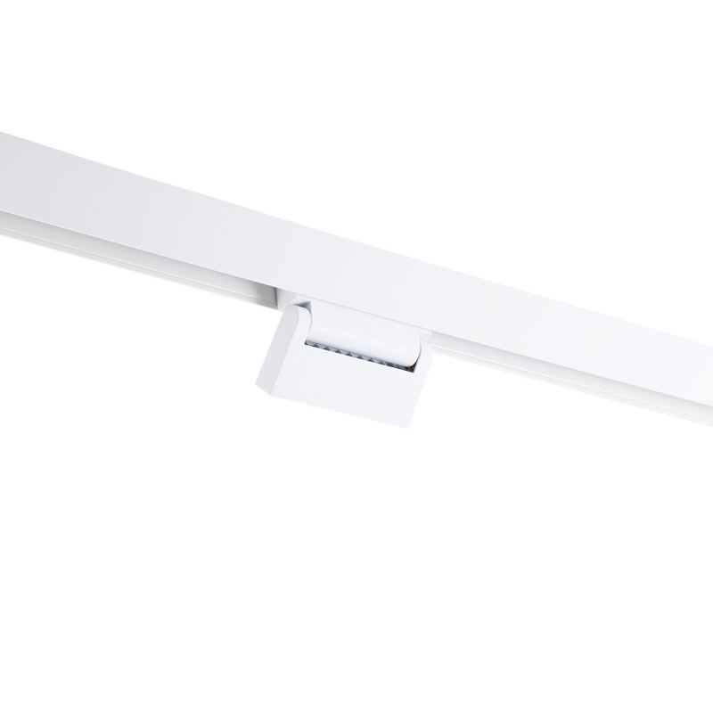 Linear LED adjustable luminaire for magnetic rail 48V - 6W - UGR16 - White