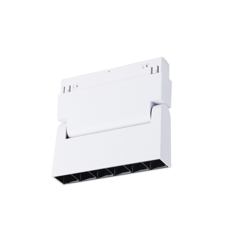 Linear LED adjustable luminaire for magnetic rail 48V - 6W - UGR16 - White