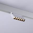 Linear LED adjustable luminaire for magnetic rail 48V - 6W - UGR16 - White