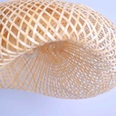 Wicker pendant lamp "Vimet Lite" with switch and socket