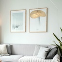 Wicker pendant lamp "Vimet Lite" with switch and socket